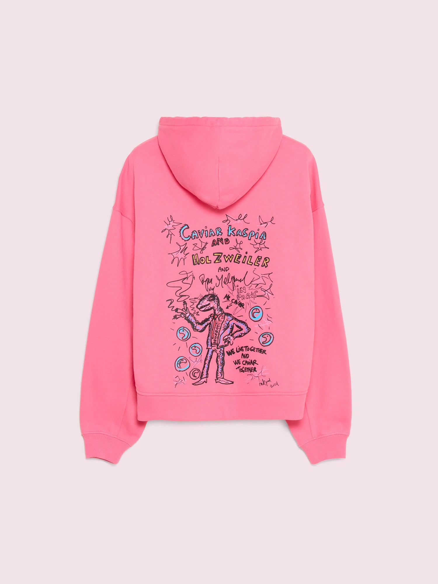 Melgaard Zip Hoodie Pink